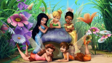  wall Oil Painting - Tinker Bell HD wallpaper Fantasy